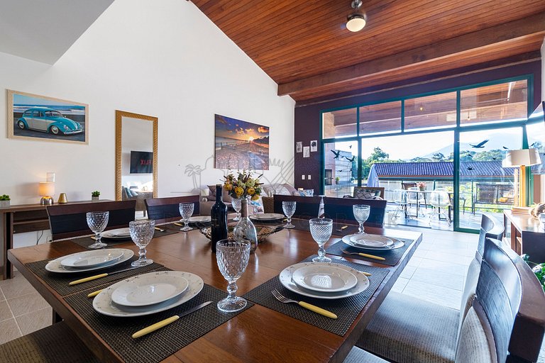 4 Bedrooms with Pool and AC at Praia do Una