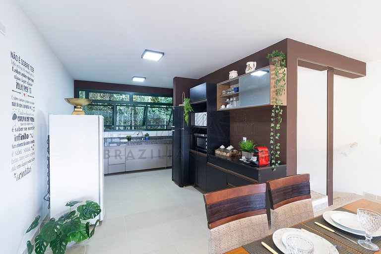 4 Bedrooms with Pool and AC at Praia do Una