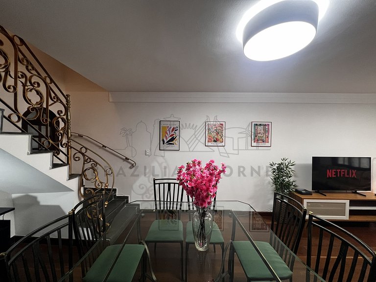4-Bedroom House with Air Conditioning in Ipiranga