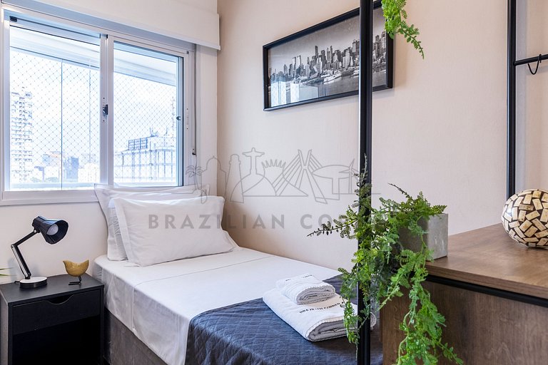 3 Quartos,2 Piscinas, AC, 2 vagas|Brazilian Corner