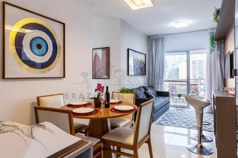 3 Quartos,2 Piscinas, AC, 2 vagas|Brazilian Corner
