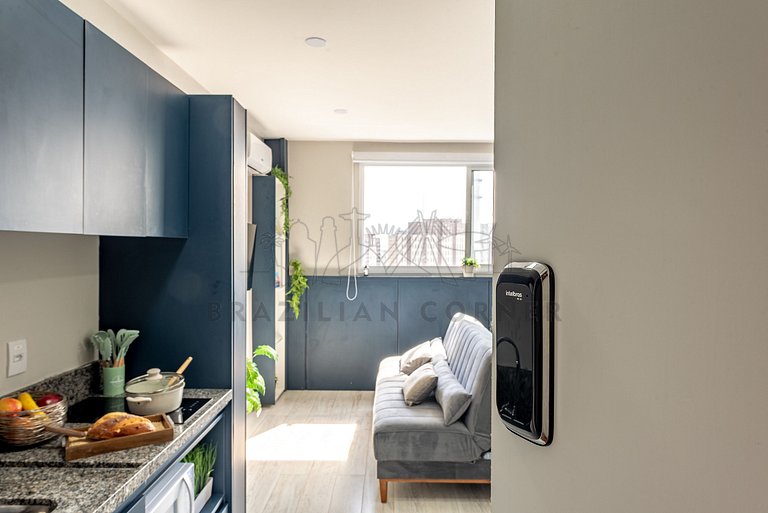 Modern Apartment with Air Conditioning and Gym