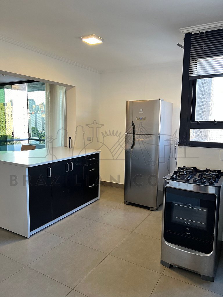 Cobertura Duplex com vista incrível, Ofurô e AC