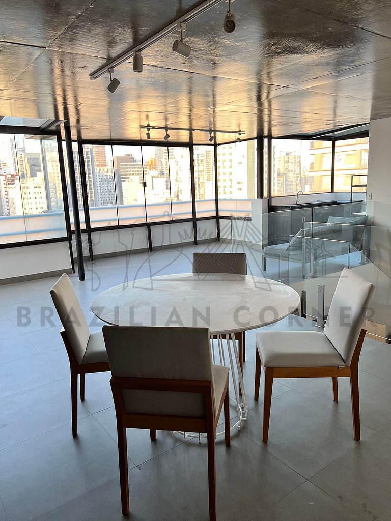 Penthouse Duplex with amazing view, Hot Tub and AC