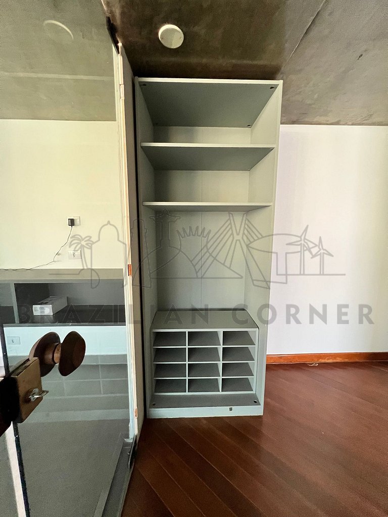 Cobertura Duplex com vista incrível, Ofurô e AC