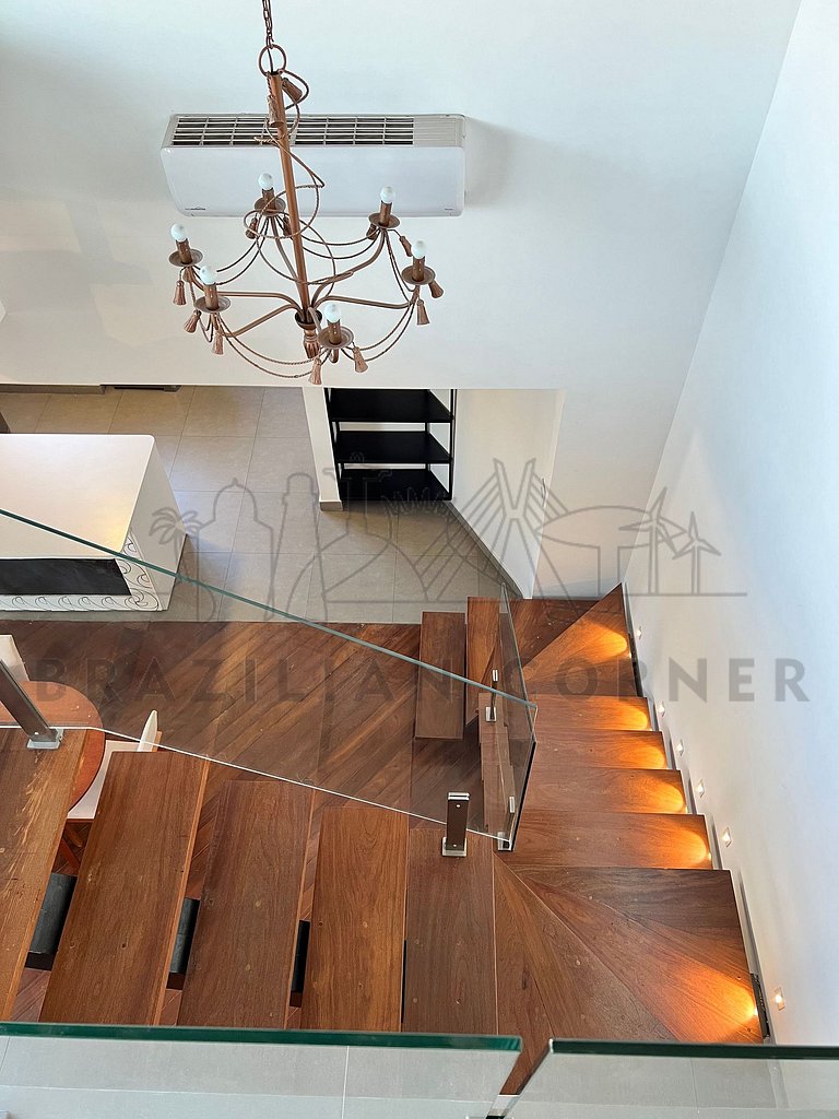Penthouse Duplex with amazing view, Hot Tub and AC