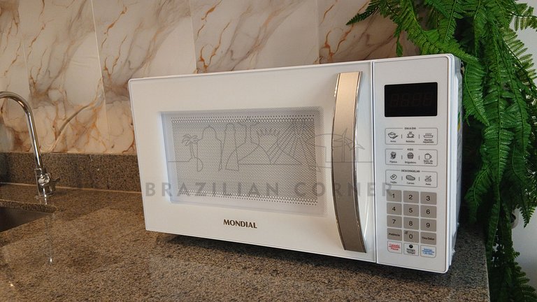 Vista incível com AC e academia