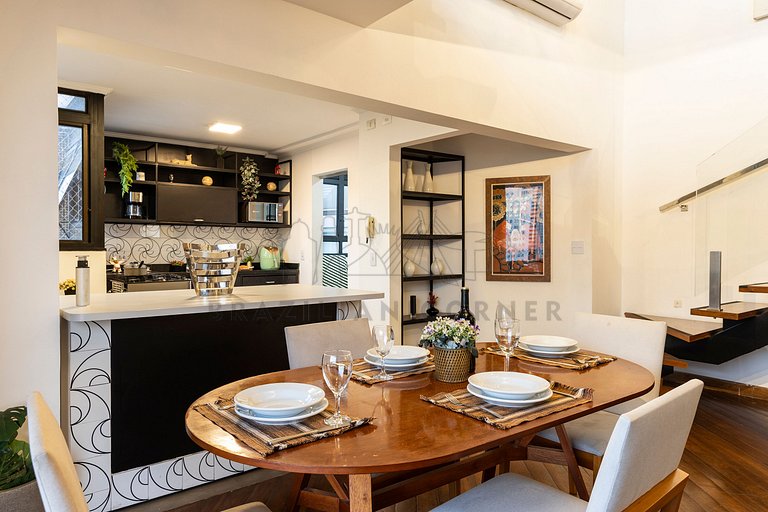 Penthouse Duplex with amazing view, Hot Tub and AC