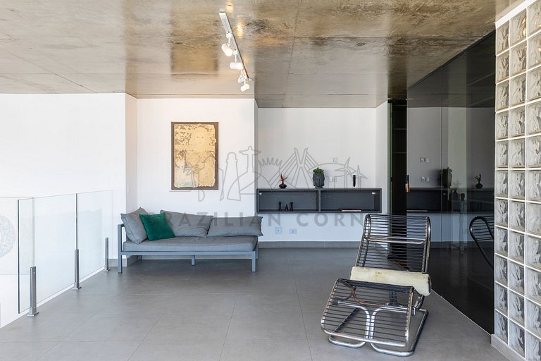 Cobertura Duplex com vista incrível, Ofurô e AC