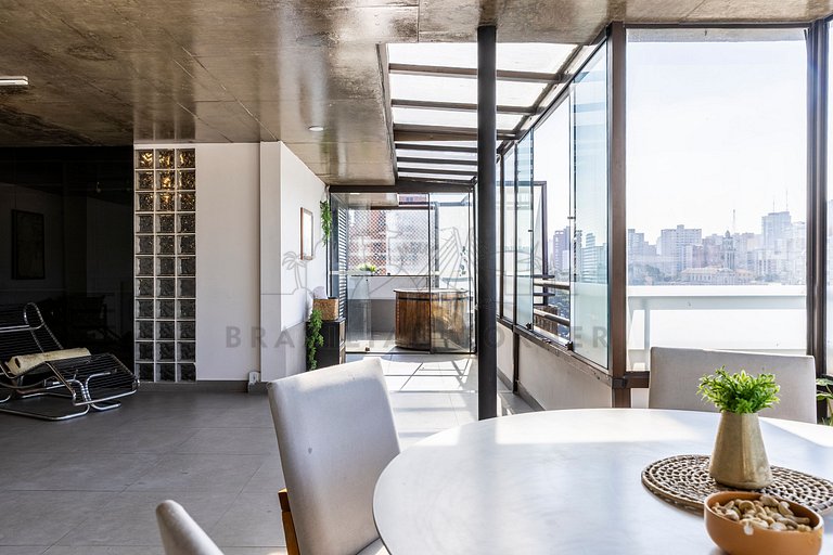 Penthouse Duplex with amazing view, Hot Tub and AC