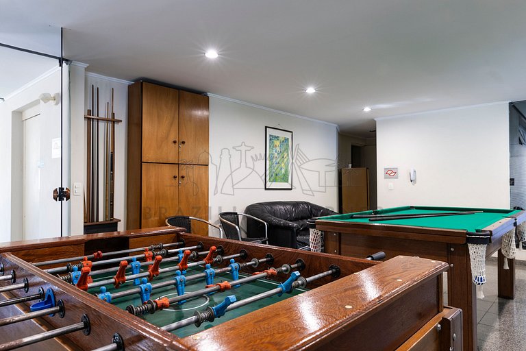 Cobertura Duplex com vista incrível, Ofurô e AC