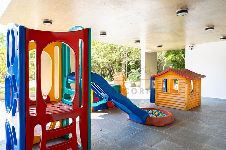 Cobertura Duplex com vista incrível, Ofurô e AC