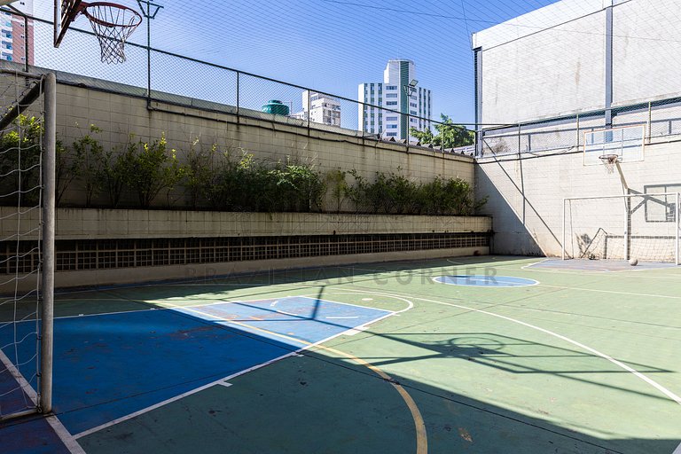 Cobertura Duplex com vista incrível, Ofurô e AC