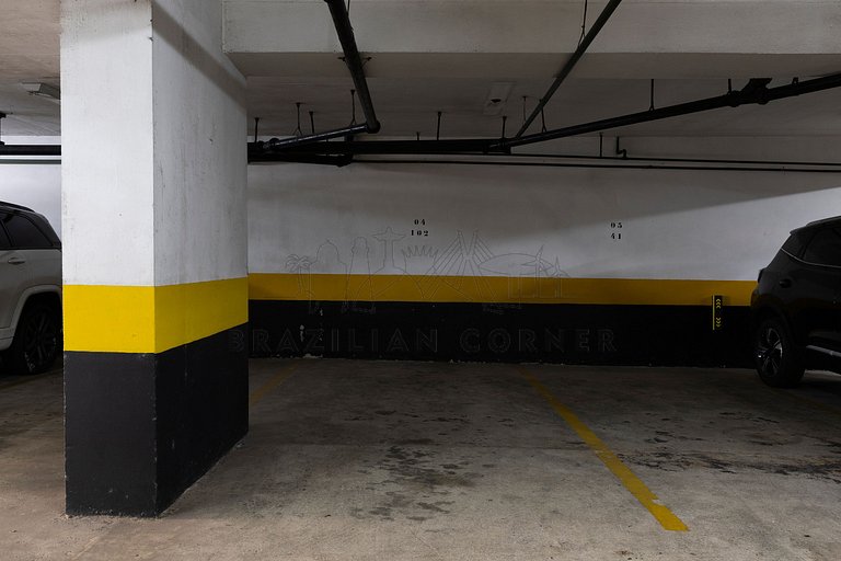 Cobertura Duplex com vista incrível, Ofurô e AC