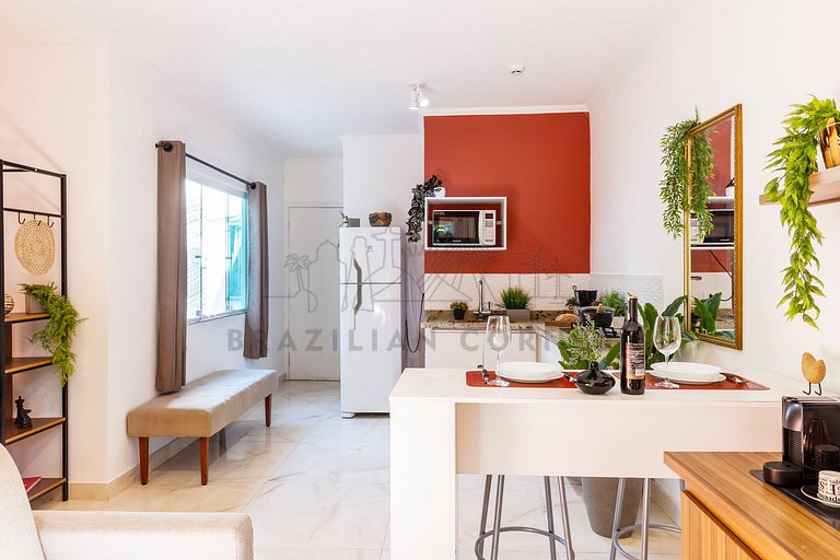 Charming in Vila Madalena with AC & Queen Bed