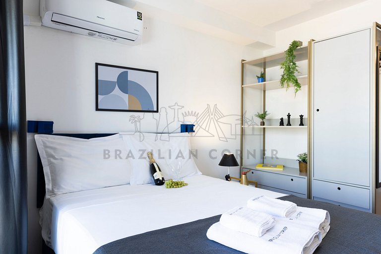 Amazing view with AC close to Nubank Parque