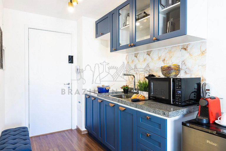 Vista incrível com AC próximo ao Nubank Parque