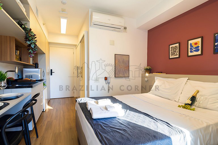 Pool, Gym , AC, Ibirapuera Park| Brazilian Corner