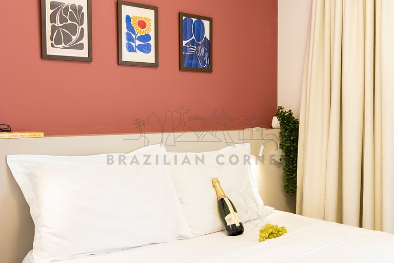 Pool, Gym , AC, Ibirapuera Park| Brazilian Corner