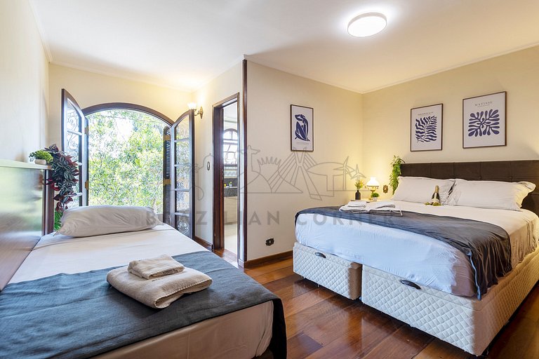 Casa de 4 quartos com Ar condicionado no Ipiranga