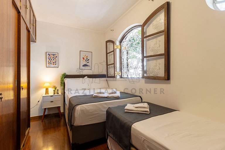 Casa de 4 quartos com Ar condicionado no Ipiranga