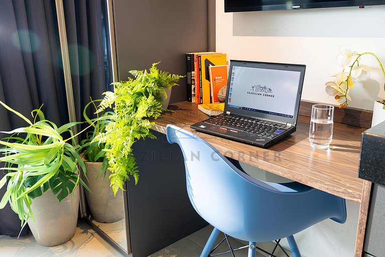 Charming studio in Pinheiros with Gym, Pool ans AC