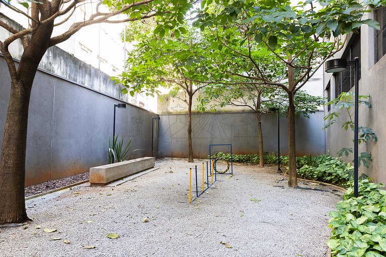 Moderno c/ ar condicionado, piscina e academia