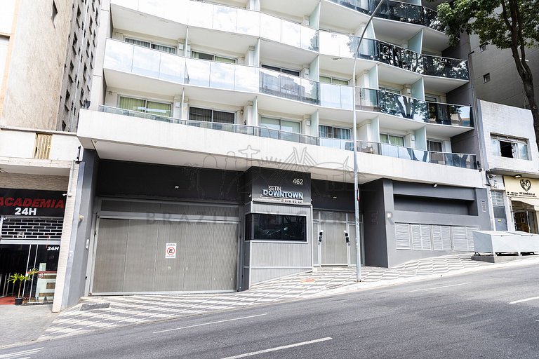 Moderno c/ ar condicionado, piscina e academia