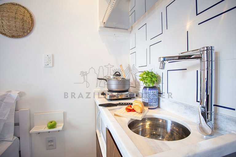 Estúdio Charmoso estilo Grego ótima localização 21