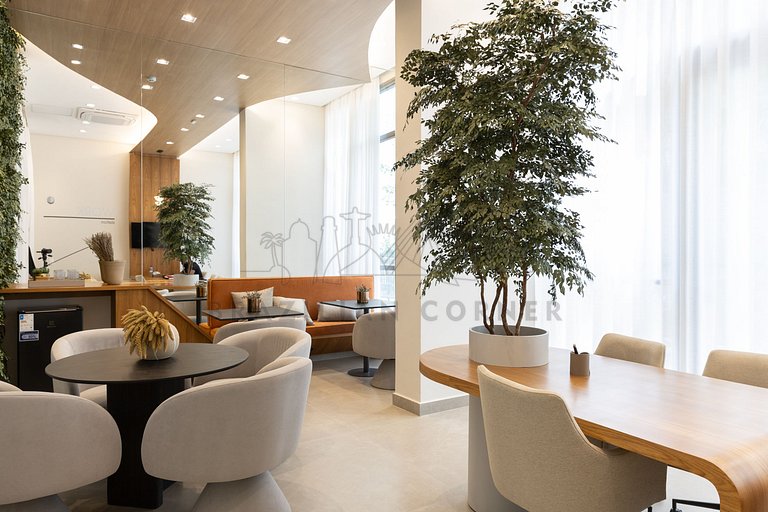 Modern with Alexa, AC, Pool, and Gym