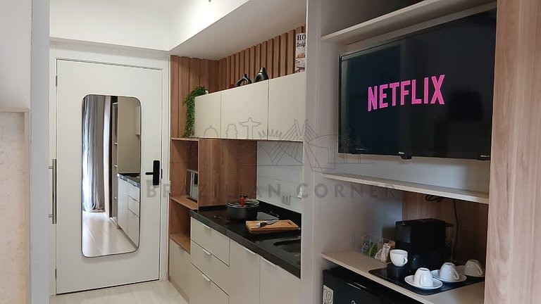 Modern, Pool, Gym, AC, Ibirapuera Park