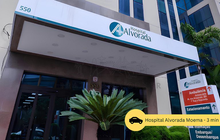 Modern, Pool, Gym, AC, Ibirapuera Park