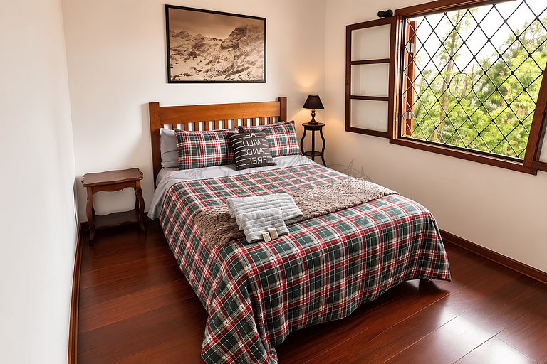 Cabana nas Montanhas com ofurô e lareira