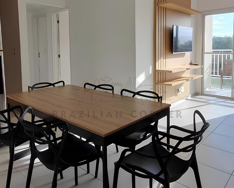 Modern apartment with 2 pools near the beach