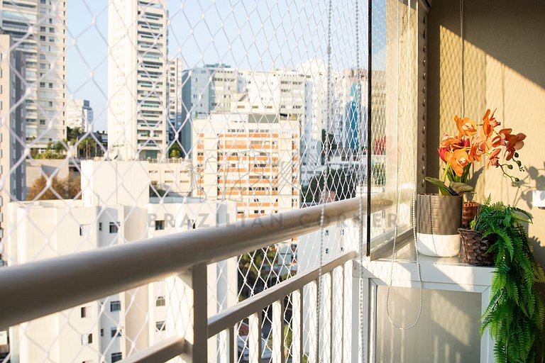 Apartamento Moderno na Vila Madalena, ar condicionado, pisci
